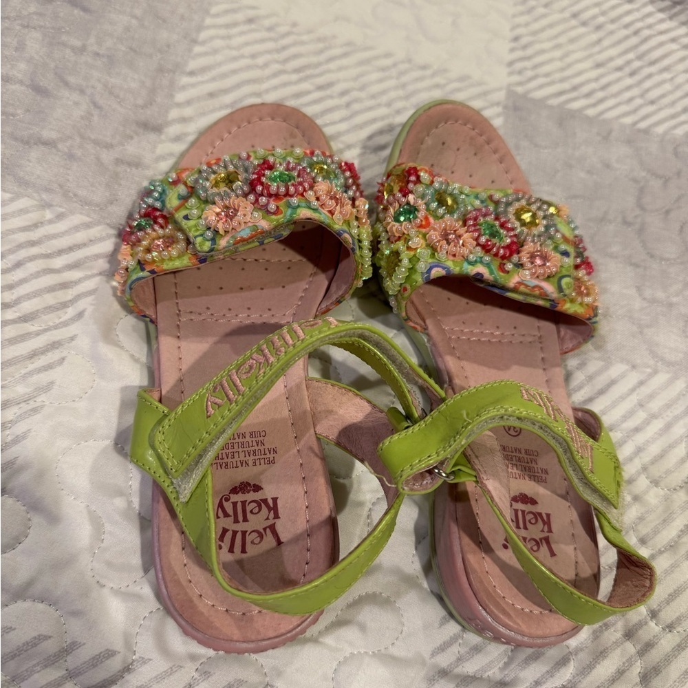 Lelli Kelly girls sandals sz 34/ girls 2.5